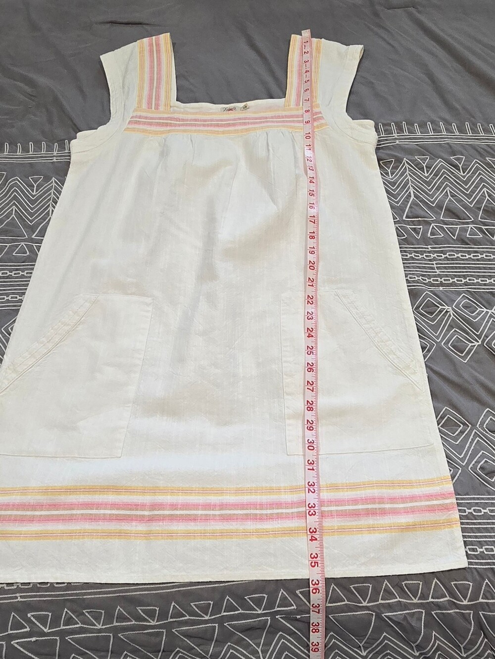 Faherty Hailee Dress Size Medium - Picture 2 of 6